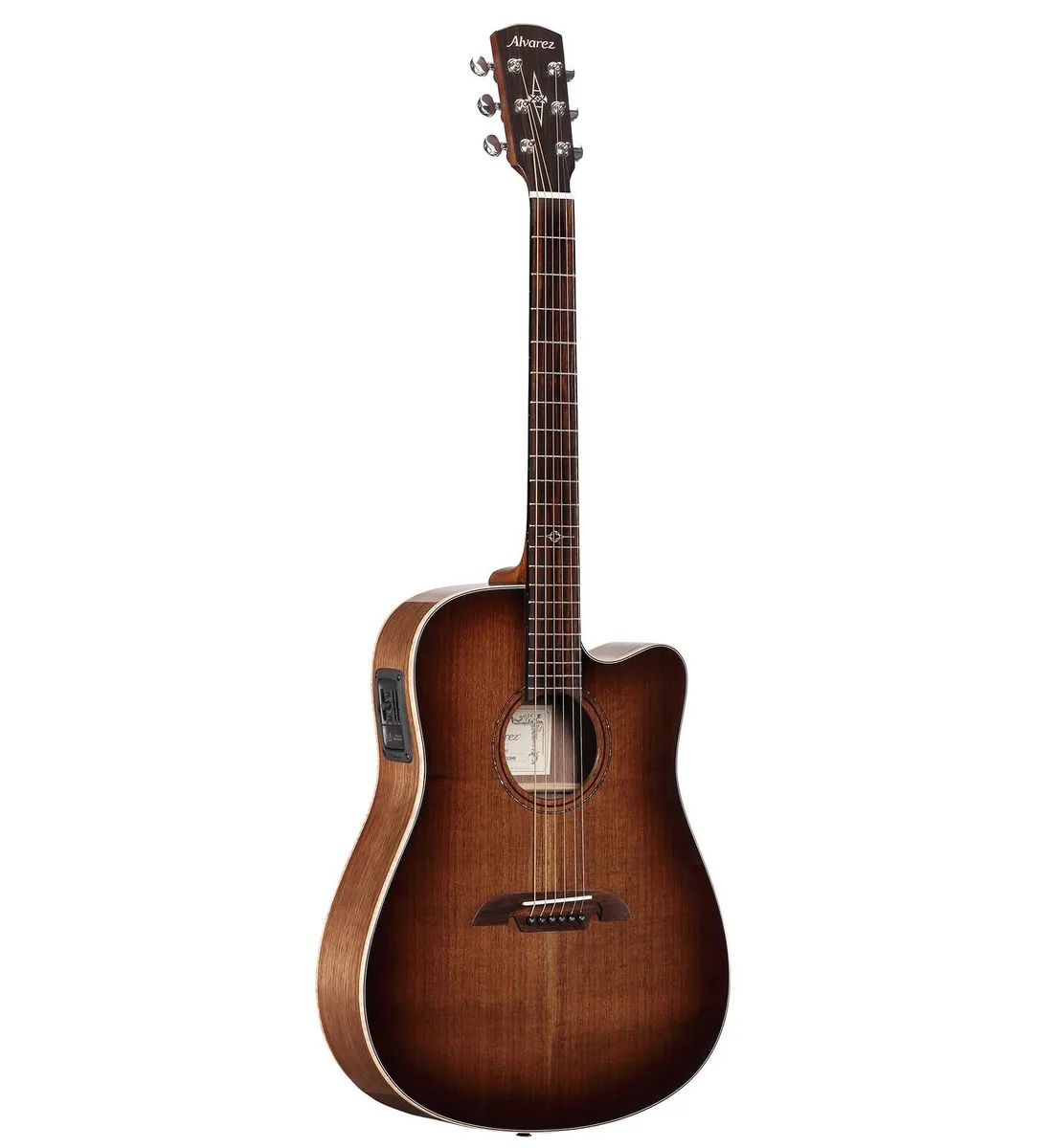 Alvarez ADWS77CESHB Artist Elite Dreadnought Acoustic-Electric Guitar - Image 2