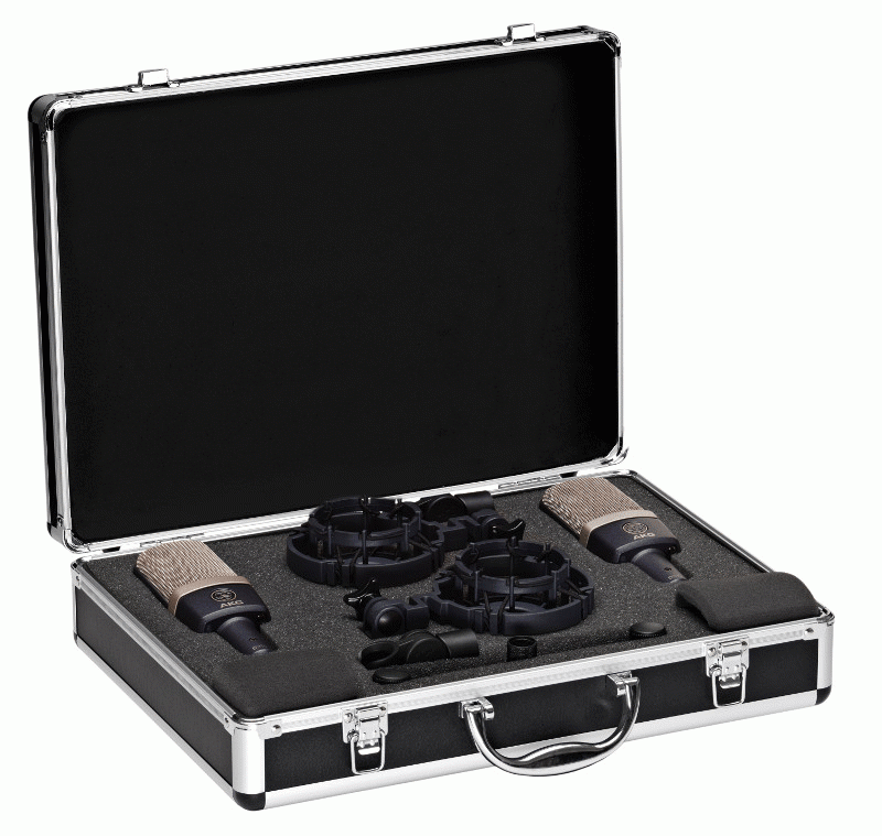 AKG C314 Matched Pair Stereo Professional Microphone Set C/w Flight Case - Image 2