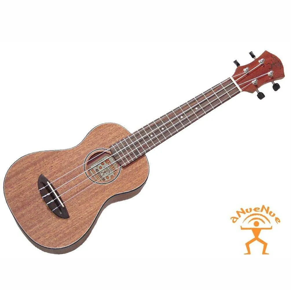 aNueNue MCM Mini C Mahogany Concert Ukulele Aquila Strings with Gig Bag - Image 2