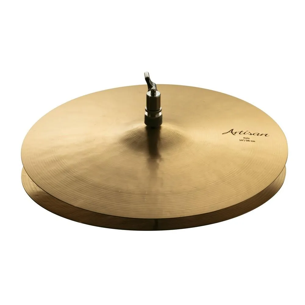Sabian A1402 Artisan Series Artis Hi-Hats Natural Finish B20 Bronze Cymbal 14in - Image 2