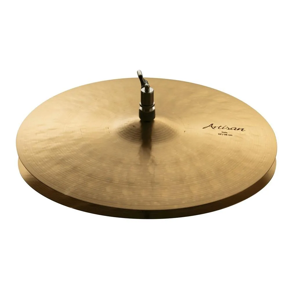 Sabian A1502 Artisan Series Artis Hi-Hats Natural Finish B20 Bronze Cymbal 15in - Image 2