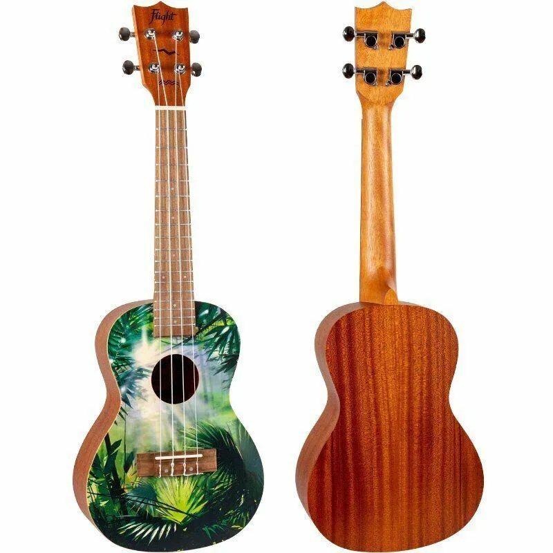 FLIGHT AUC33 Jungle Concert Ukulele with Bag - Image 2