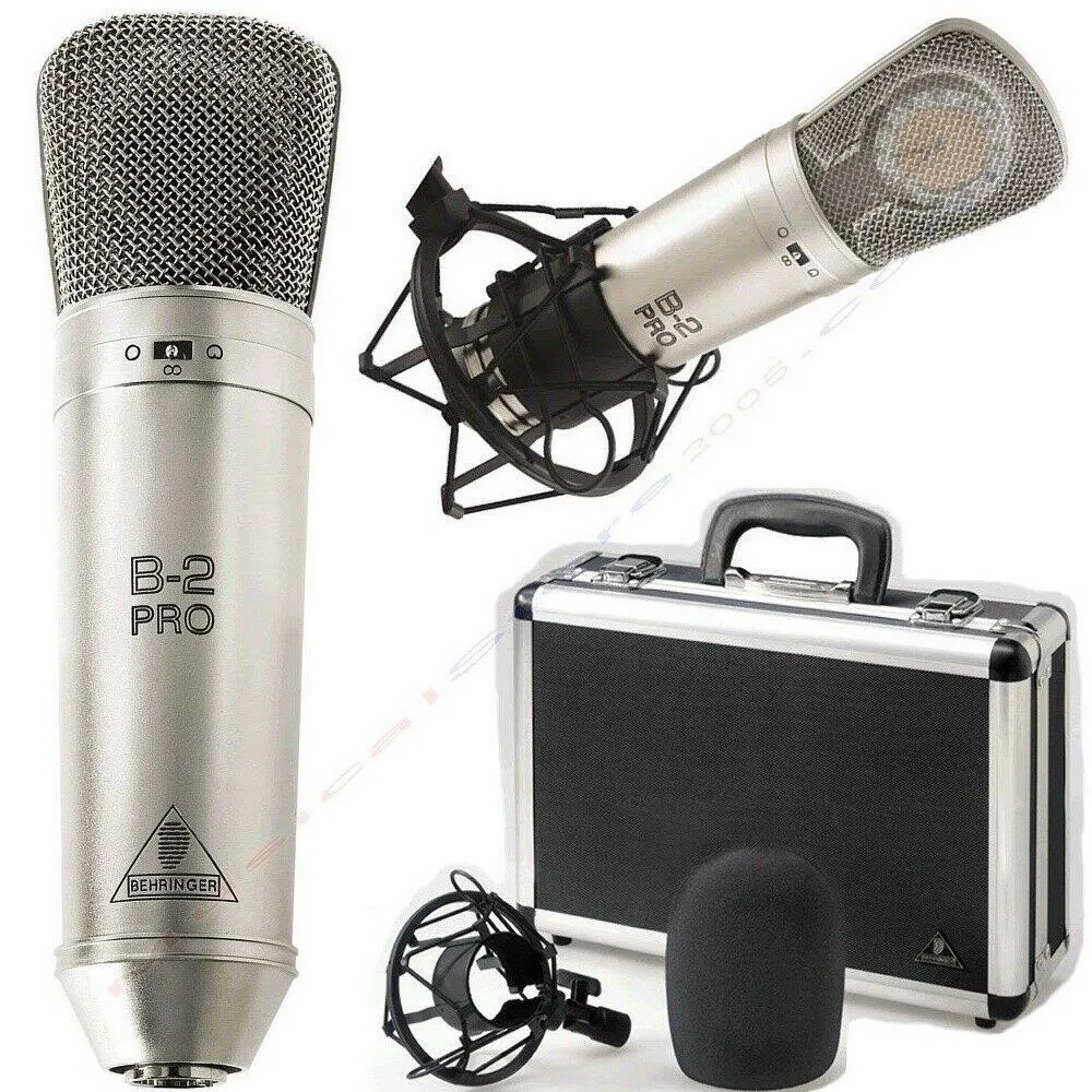 Behringer B-2PRO Gold-Sputtered Large Dual-Diaphragm Studio Condenser Microphone - Image 2