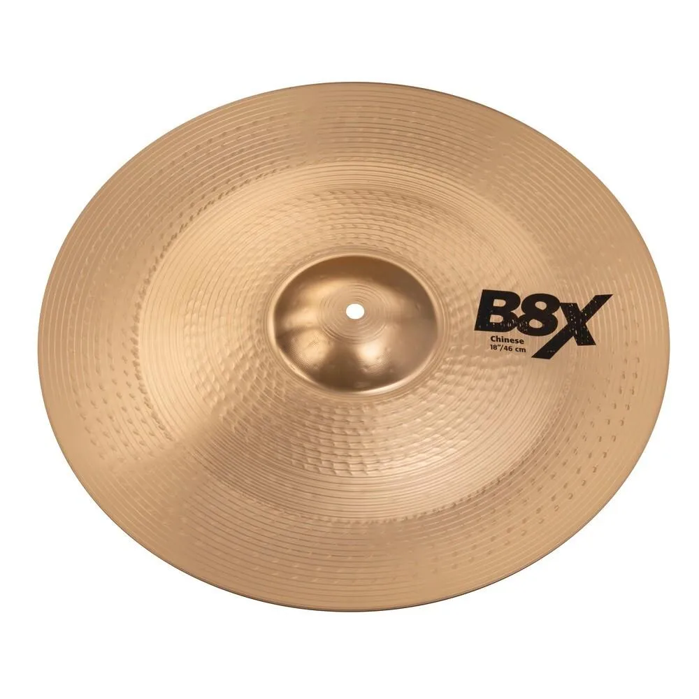 Sabian B8X41816X B8X Series Chinese Natural Finish B8 Bronze Cymbal 18in - Image 2