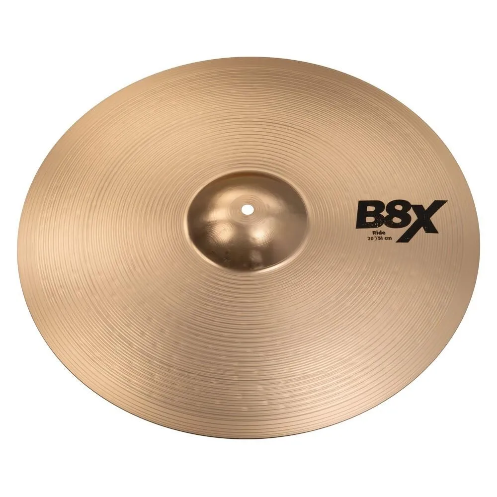 Sabian B8X42021X B8X Series Ride Natural Finish B8 Bronze Cymabl 20in - Image 2