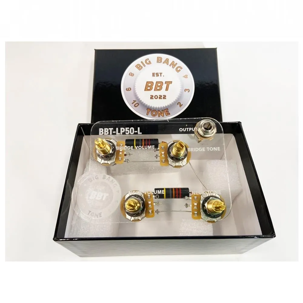 Big Bang Tone Custom Prewired Kit for Gibson Les Paul - Long Shaft - Image 2