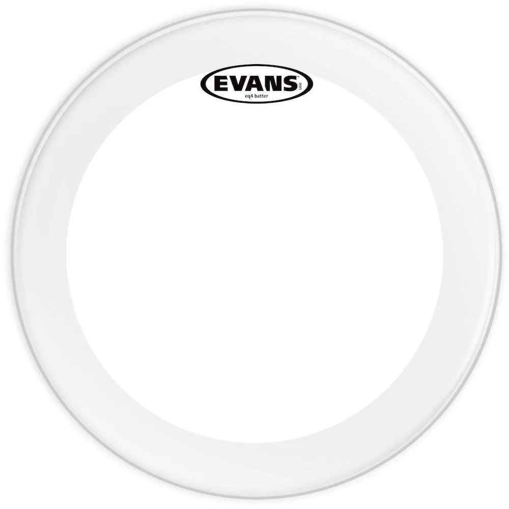 Evans EQ4 Frosted Bass Drum Head, 26 Inch - Image 2