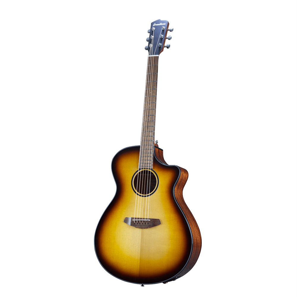 Breedlove ECO Discovery Series Concerto Acoustic / Electric Guitar - Edgeburst - Image 2