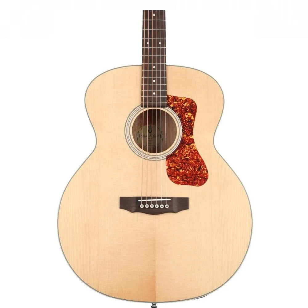 Guild BT-240E Baritone Acoustic / electric Guitar - Natural - Image 2