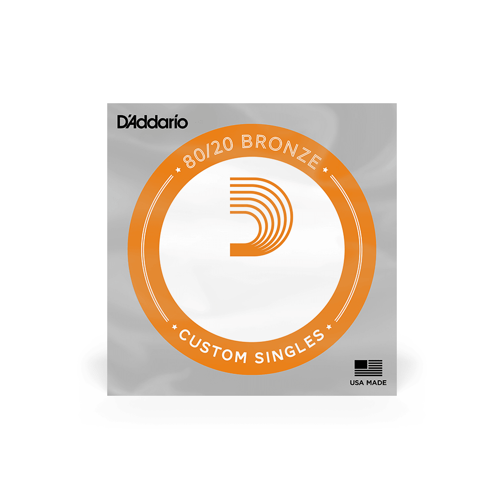 D'Addario BW045 Bronze Wound Acoustic Guitar Single String, .045 - Image 2