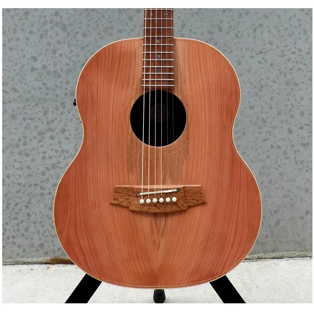Cole Clark Mini LL2E-RDBL Redwood / Blackwood Acoustic Electric Guitar - Image 2
