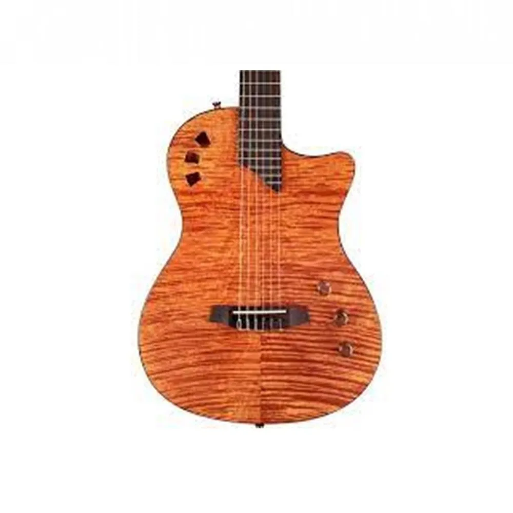 Cordoba Stage Thinbody Nylon Acoustic-electric Guitar - Natural Amber - Image 2