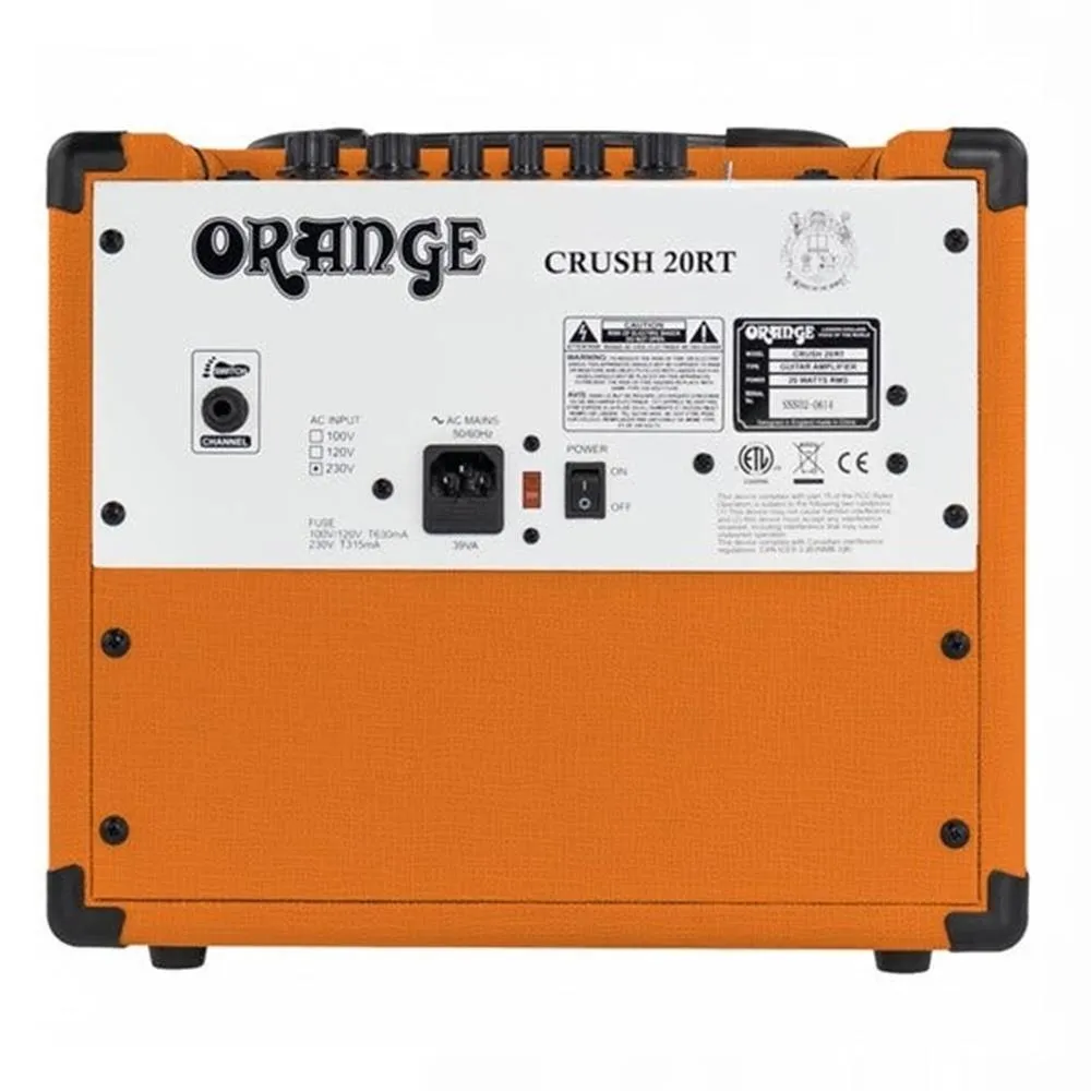 Orange Crush 20RT 1x8" 20-watt Combo Amp - 20-watt 2-channel - Image 2