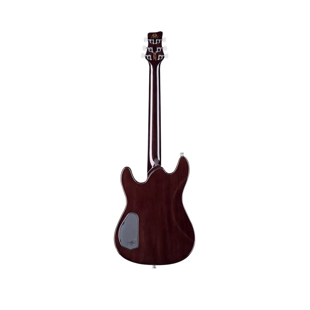 Framus D-Series Diablo Supreme Electric Guitar Nirvana Black Transparent High Polish - Image 2