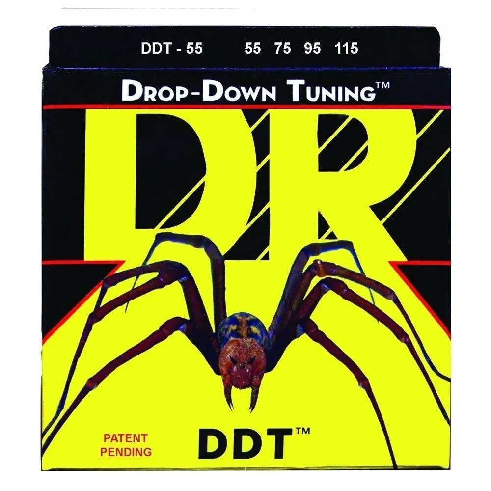 2 sets DR DDT-55 Drop Down Tuning Heavier 4-String Bass Guitar Strings 55 - 115 - Image 2