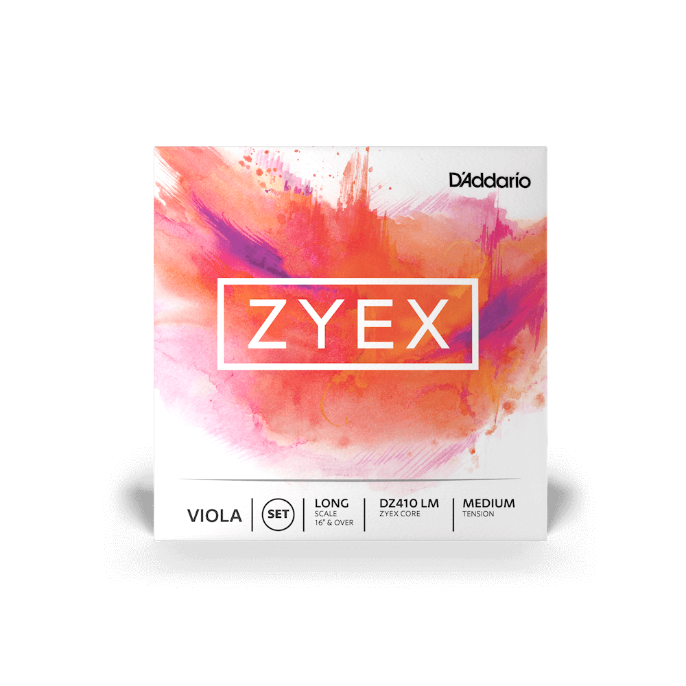 D'Addario Zyex Viola String Set, Long Scale, Medium Tension - Image 2