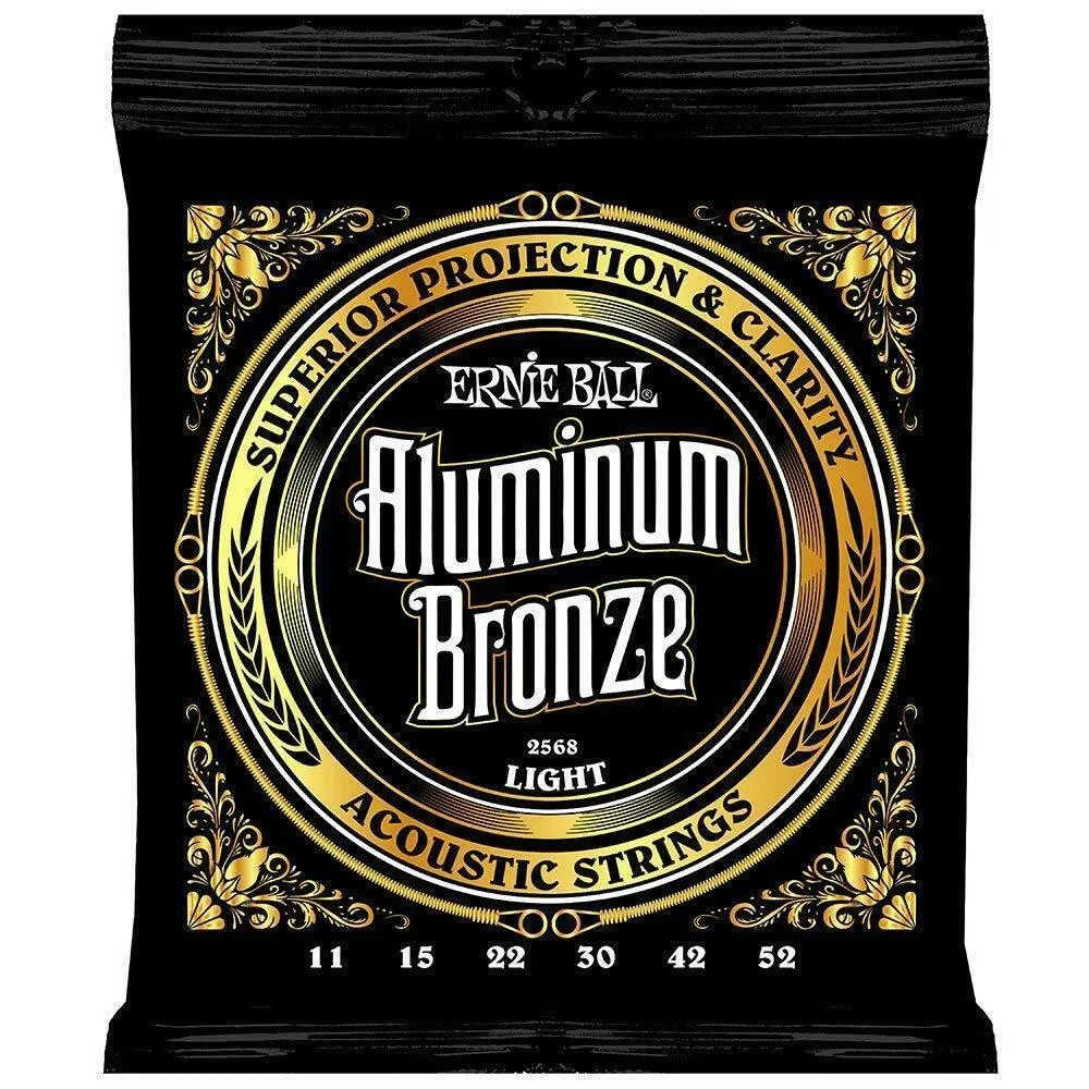 3 sets Ernie Ball Aluminum Bronze Light Gauge Acoustic Guitar Strings - Image 2