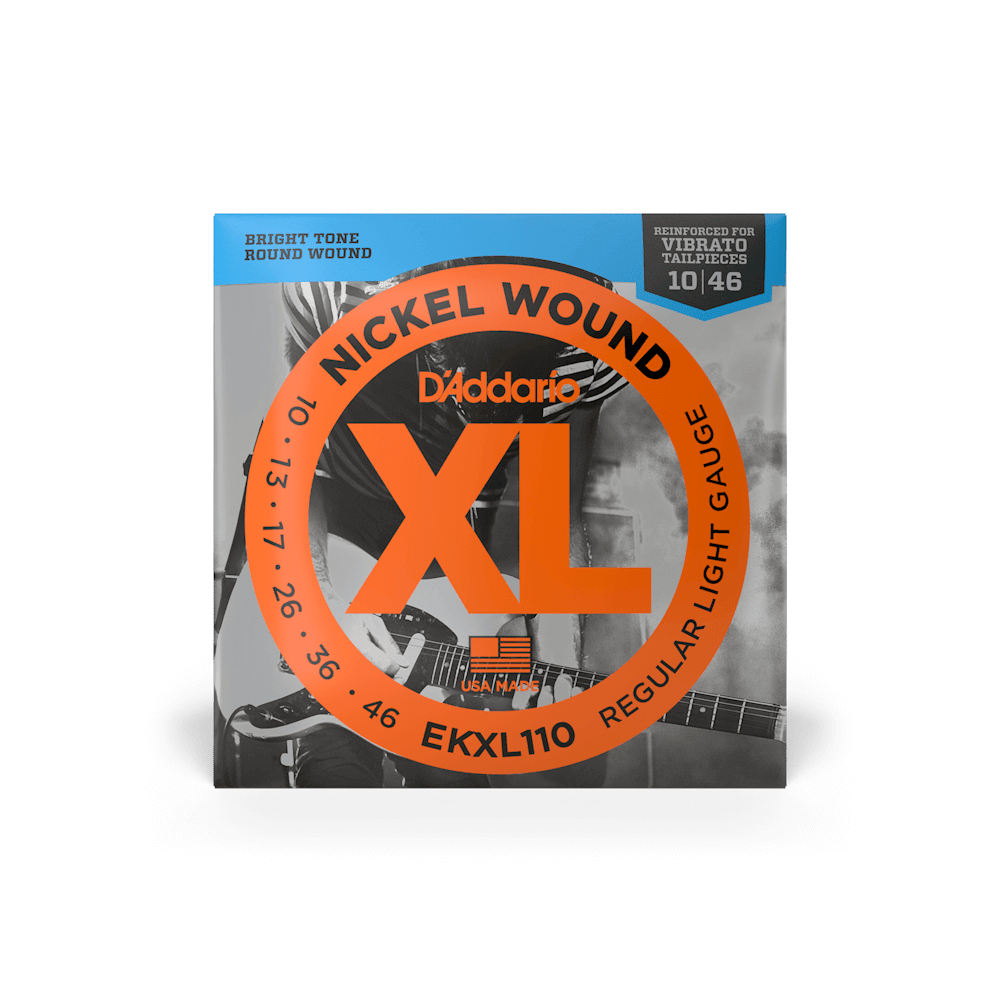D'Addario EKXL110 Nickel Wound Electric Guitar Strings, Regular Light, Reinforced, 10-46 - Image 2