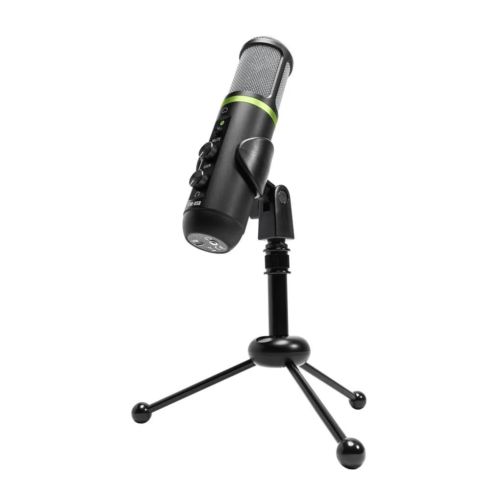Mackie EM-USB USB Condenser Microphone with Tripod Stand - Image 2