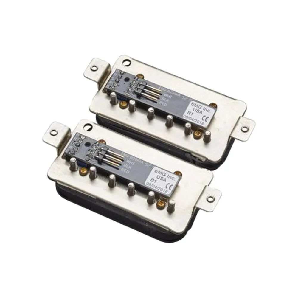EMG Fat 55 Active Humbucker Electric Guitar Pickup - F Spaced - Black - Image 2