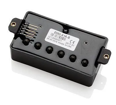 EMG H1-B Bridge Passive Humbucker Guitar Pickup Alnico Black - Image 2