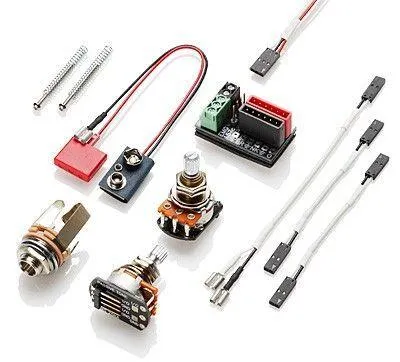 EMG H3 Passive Ceramic Humbucker Guitar Pickup Brushed Black Chrome - Image 2
