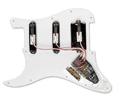 EMG KH20 Kirk Hammett Pre-wired Guitar Pickguard White Pearl / Black - Image 2