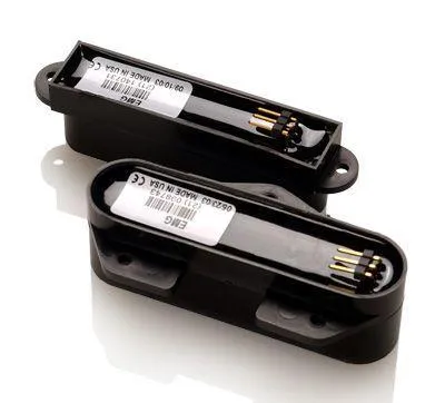 EMG TCX Active Single Coil Ceramic FTX RTX Pickup Set with Pots and Wiring Black - Image 2