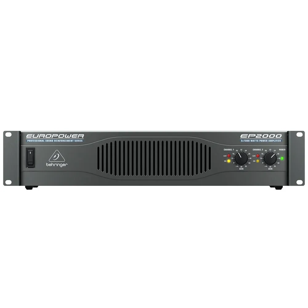 The Behringer Professional 2,000-Watt Europower EP2000 PA Stereo Power Amplifier - Image 2