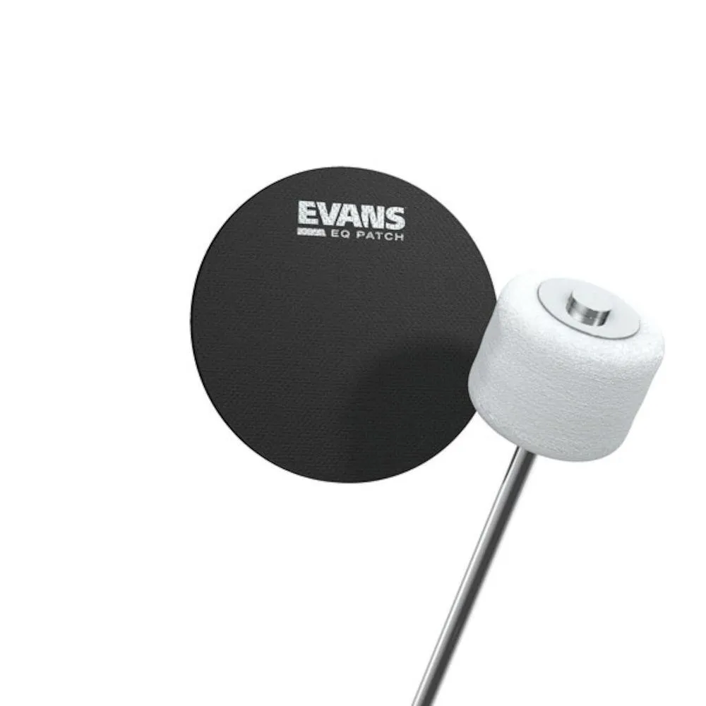 Evans EQ Single Pedal Patch, Black Nylon - Image 2
