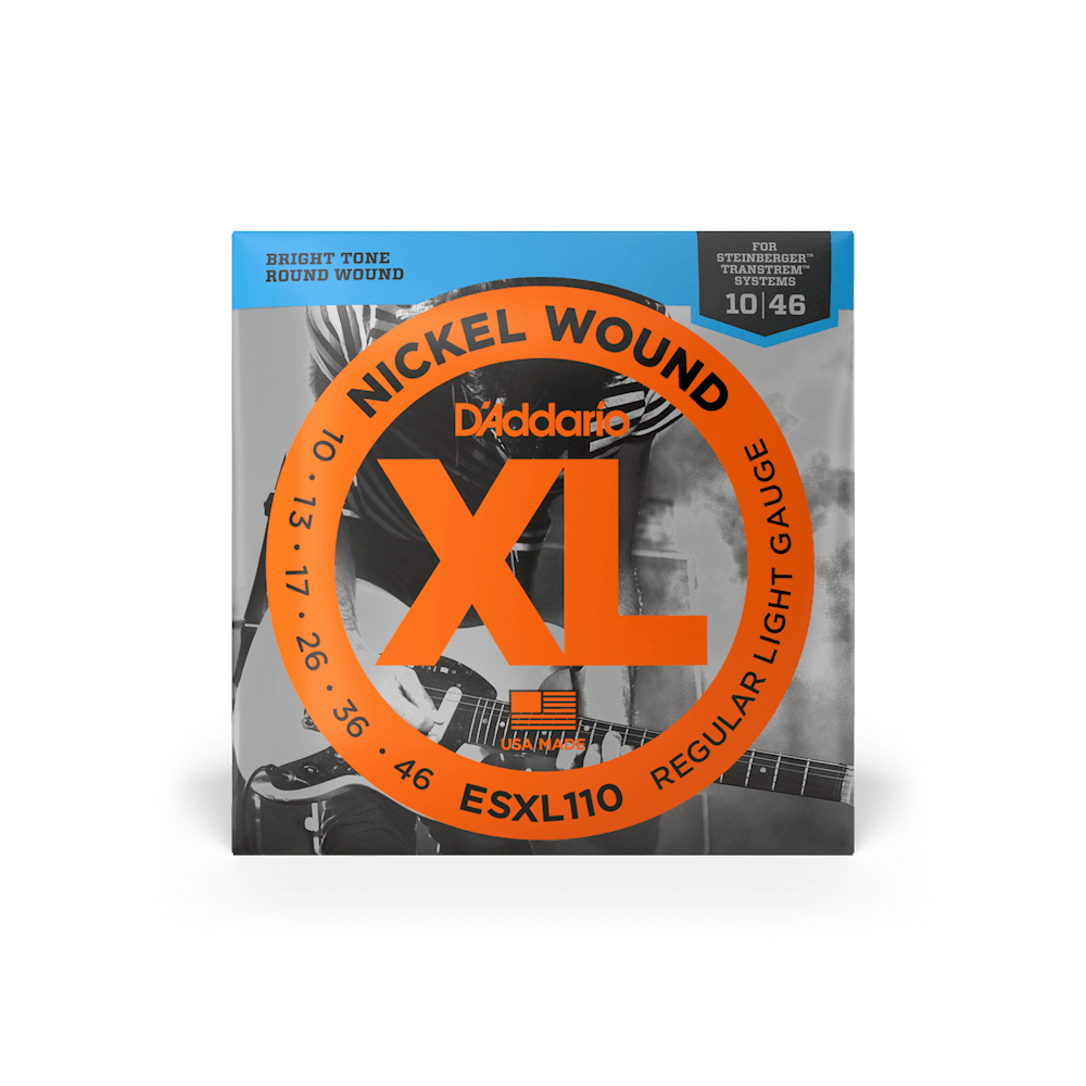 D'Addario ESXL110 Nickel Wound Electric Guitar Strings, Regular Light, Double Ball End, 10-46 - Image 2