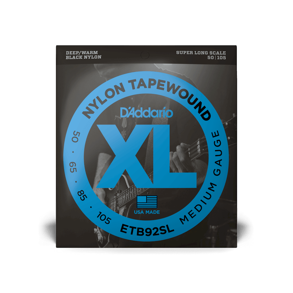 D'Addario ETB92SL Tapewound Bass Guitar Strings, Medium, 50-105, Super Long Scale - Image 2