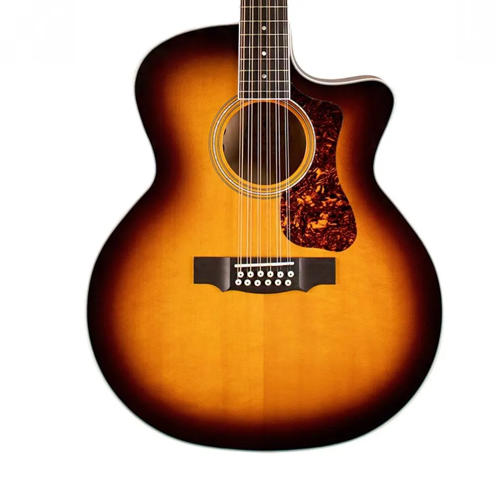 Guild F-2512CE Deluxe 12-String Cutaway Jumbo Acoustic-Electric Guitar - Image 2