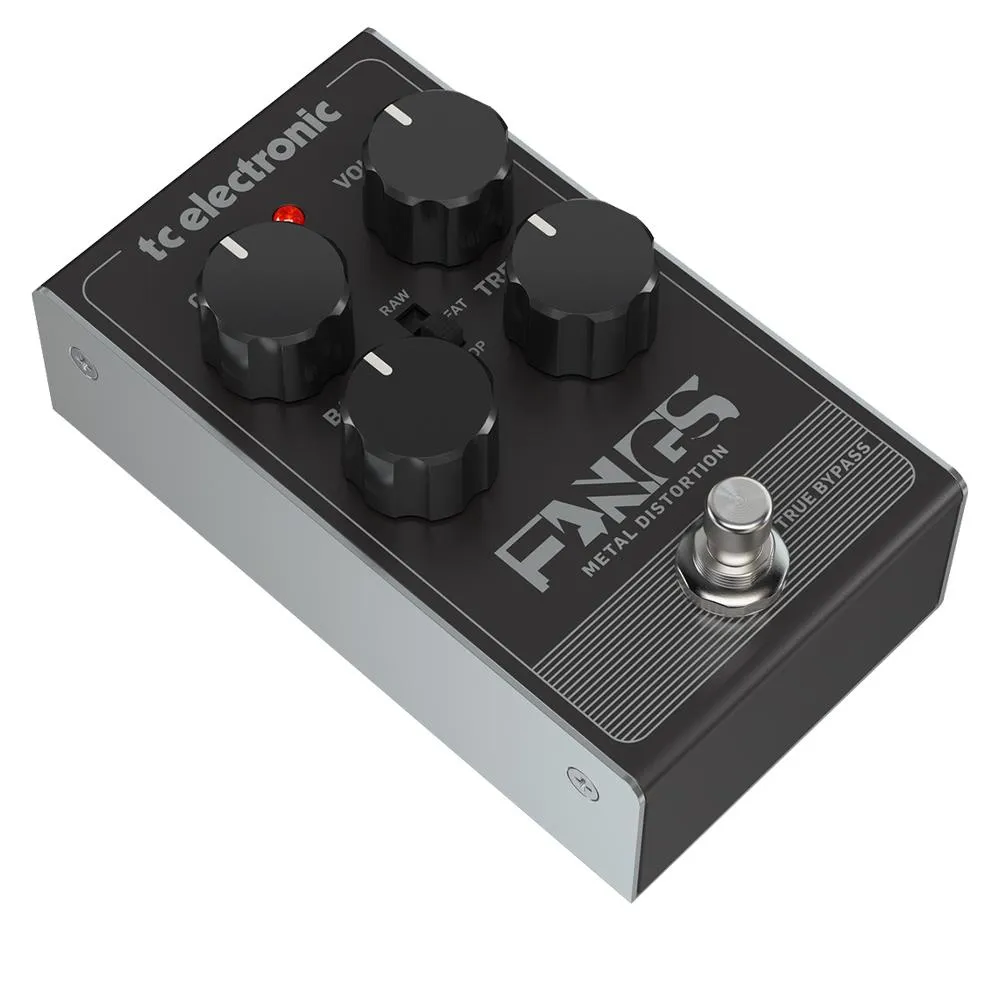 TC Electronic Ultra-Thick, High Gain Fangs Metal Distortion Effects Pedal - Image 2
