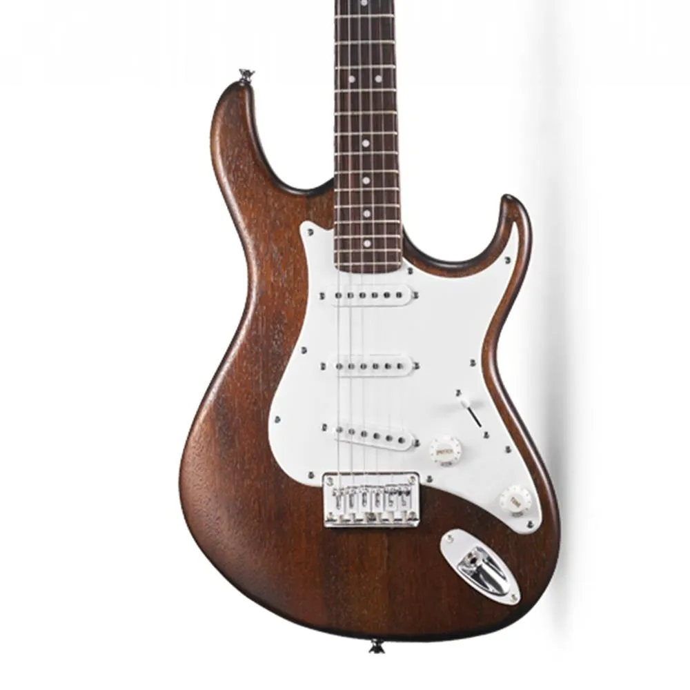 Cort G100 OPW Electric guitar Open Pore Walnut Finish - Image 2