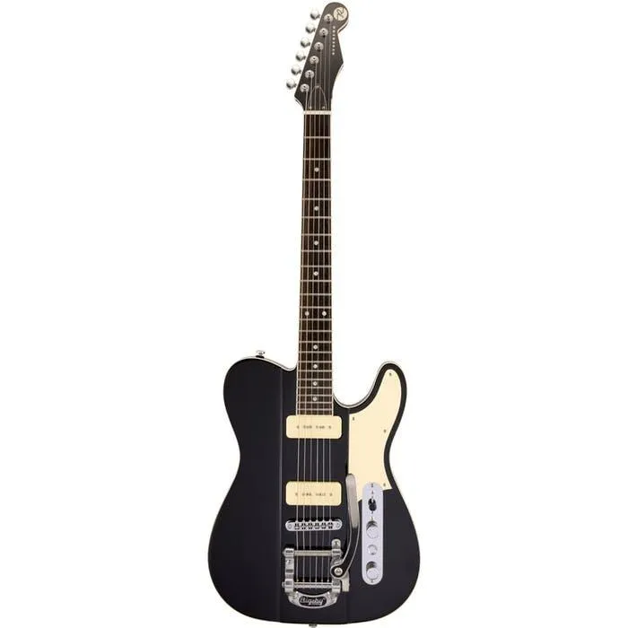 Reverend Greg Koch Gristle 90 Solidbody Electric Guitar - Midnight Black - Image 2