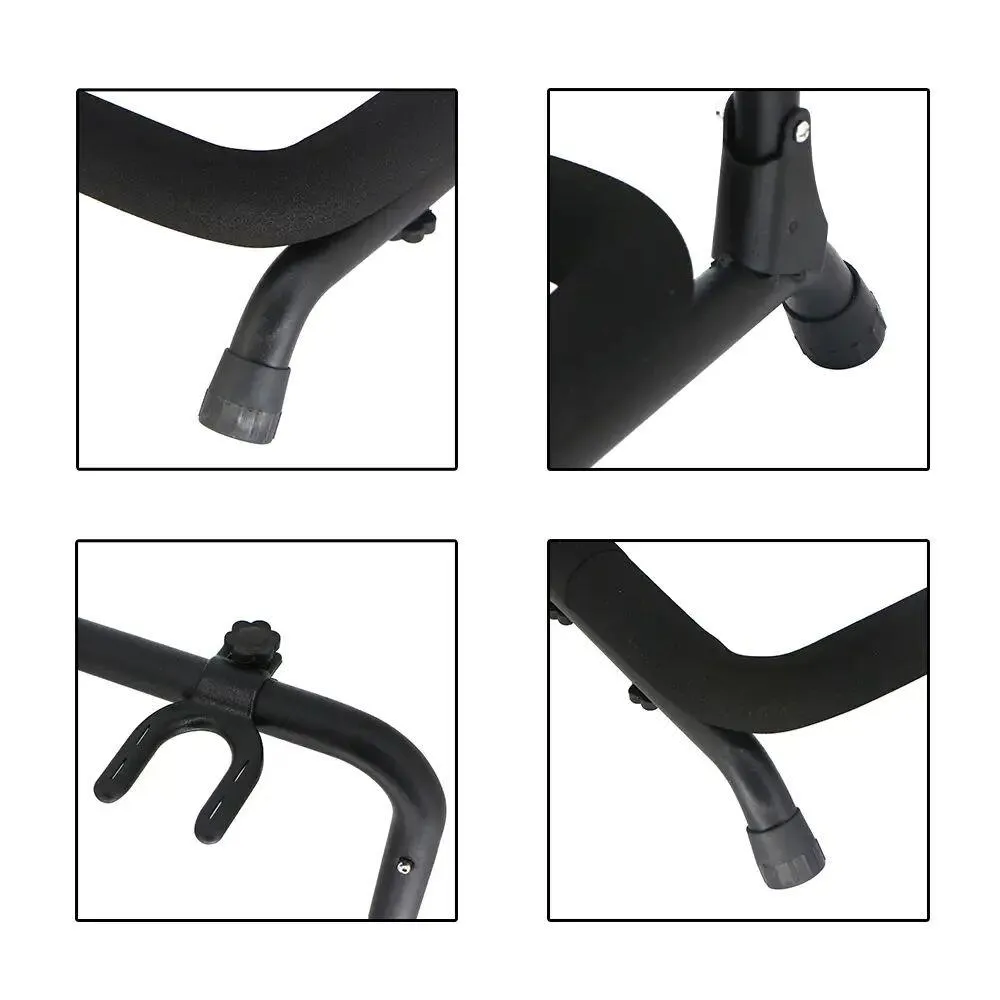 BBT Multiple Acoustic / Electric Guitar Stand - Black - Holds 3 Guitars - Image 2