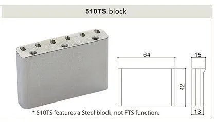 Gotoh 510TS-SF1 Steel Block Tremolo - Gold - Image 2