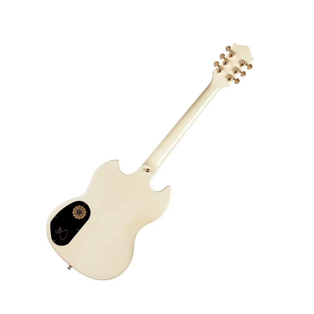 Guild S-100 Polara Kim Thayil Signature Electric Guitar - Vintage White - Image 2