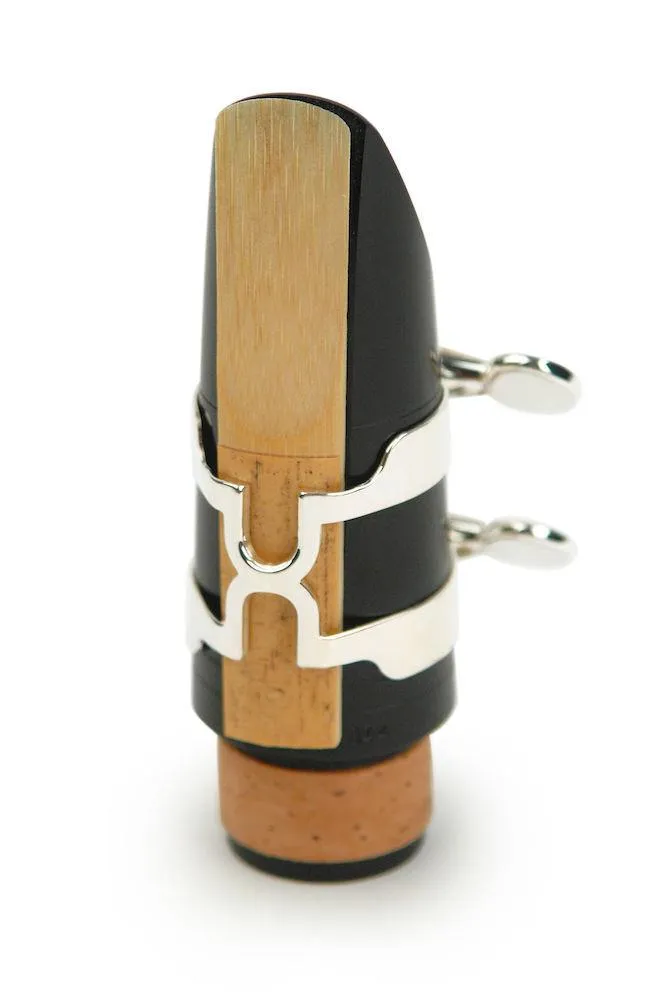 D'Addario H-Ligature & Cap, Eb Clarinet, Silver - Image 2