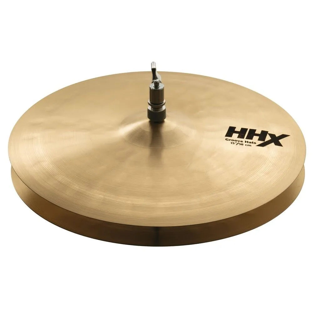 Sabian HHX11589XN HHX Series Groove Hi-Hats Natural Finish B20 Cymbal 15in - Image 2