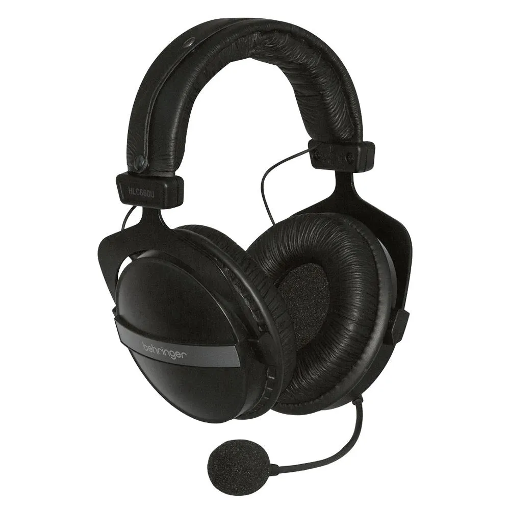 The Behringer Professional HLC660U USB Headphones With Microphone System - Image 2