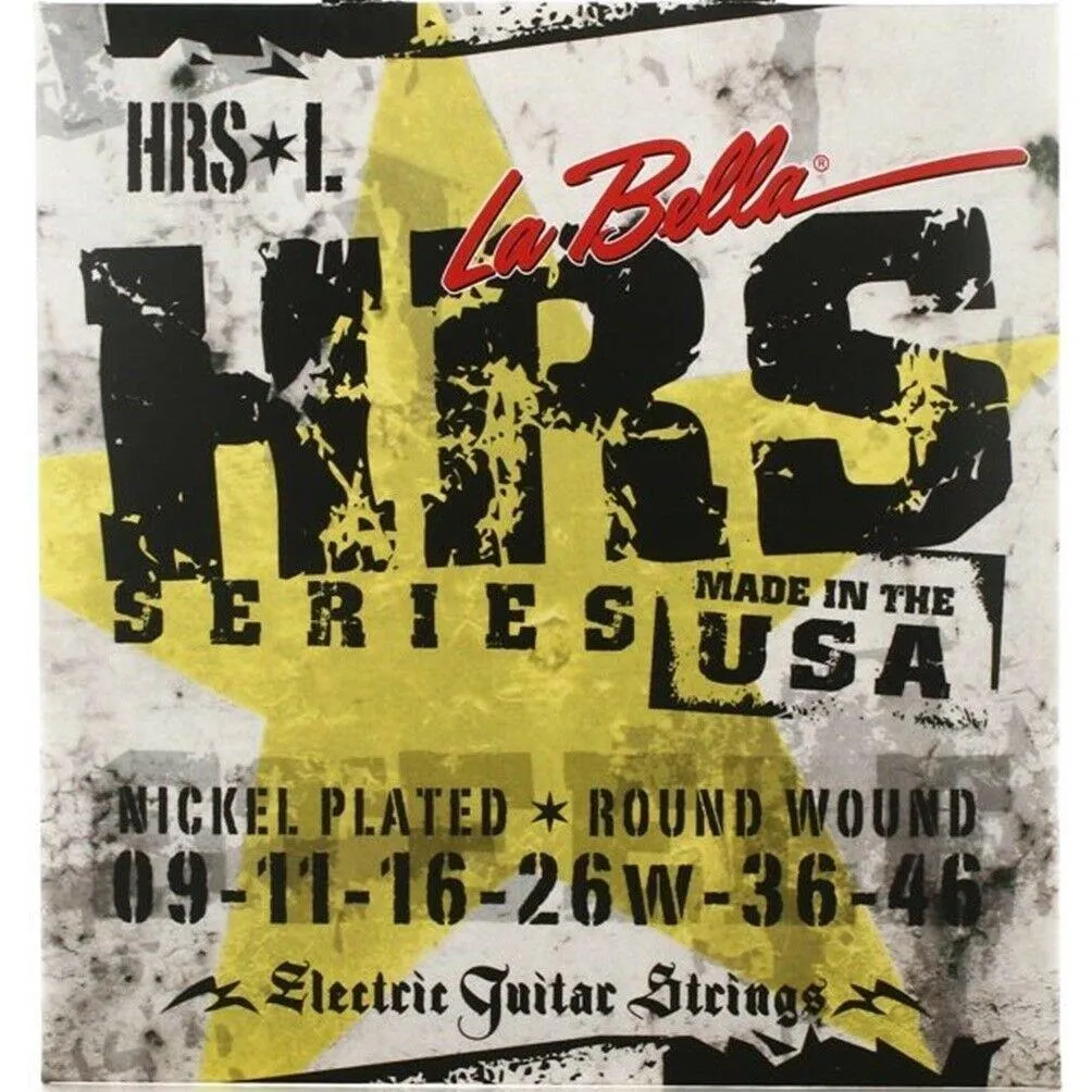 La Bella HRS-L Nickel Plated Electric Guitar Strings - Light 4 SETS 9 - 46 - Image 2