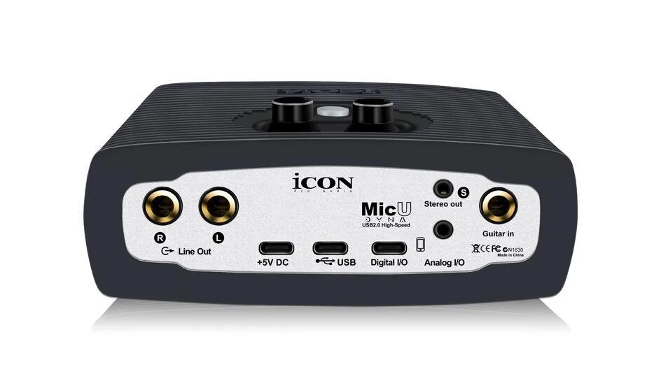 iCON MicU DYNA Mic / 1 instrument in / 2 Out USB Audio Interface - Image 2