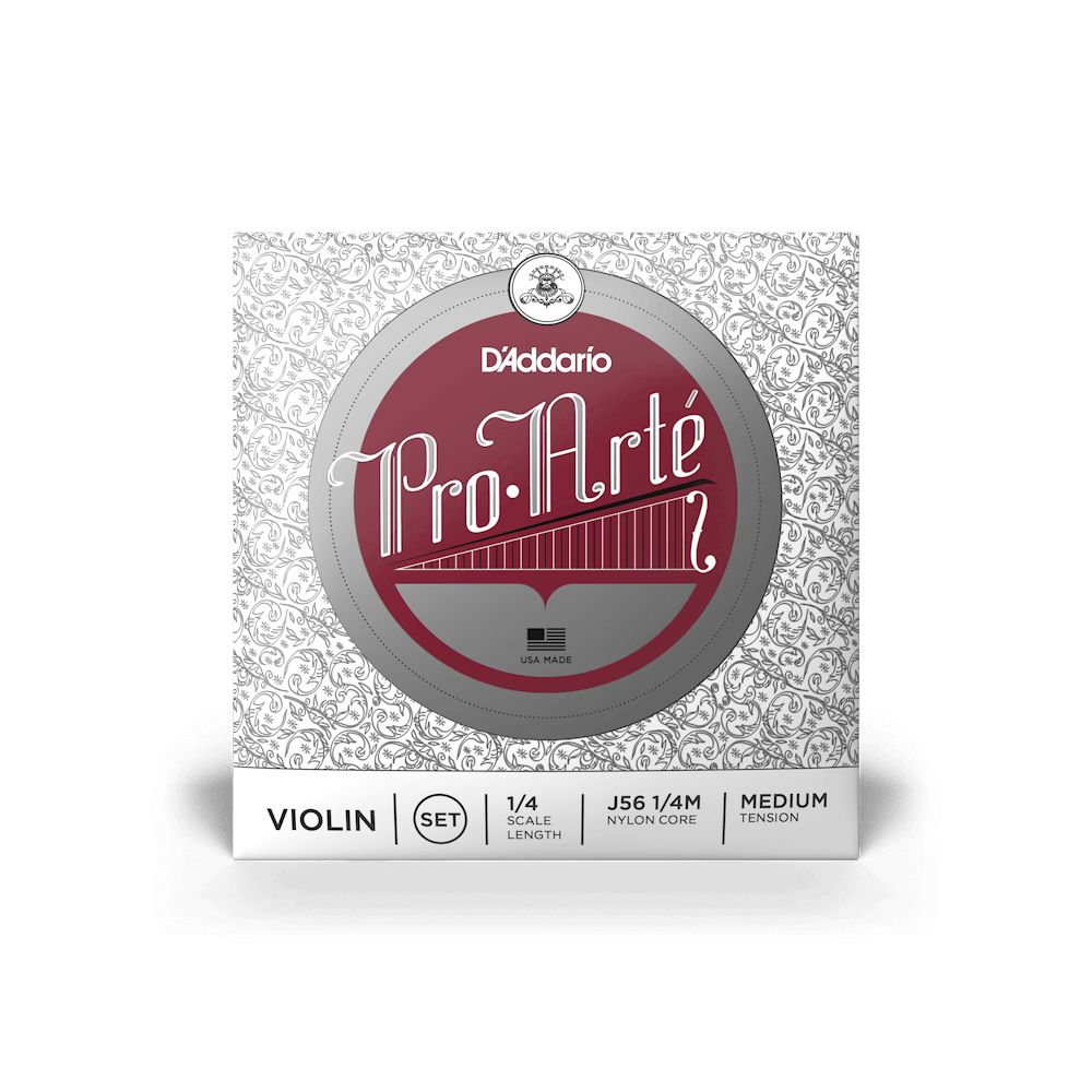 D'Addario Pro-Arte Violin String Set, 1/4 Scale, Medium Tension - Image 2