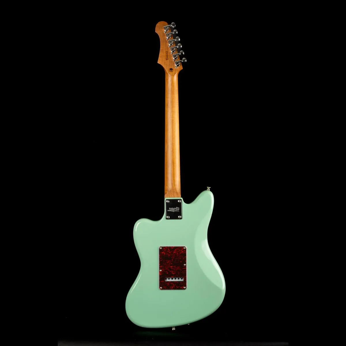 JET JJ-300 P90 Electric Guitar - Roasted Maple, Sea Foam Green - Image 2