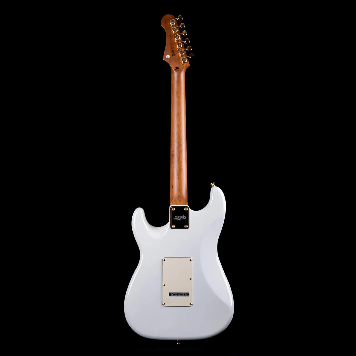 JET JS-380-OW-G Electric Guitar - Olympic White with Gold Hardware - Image 2
