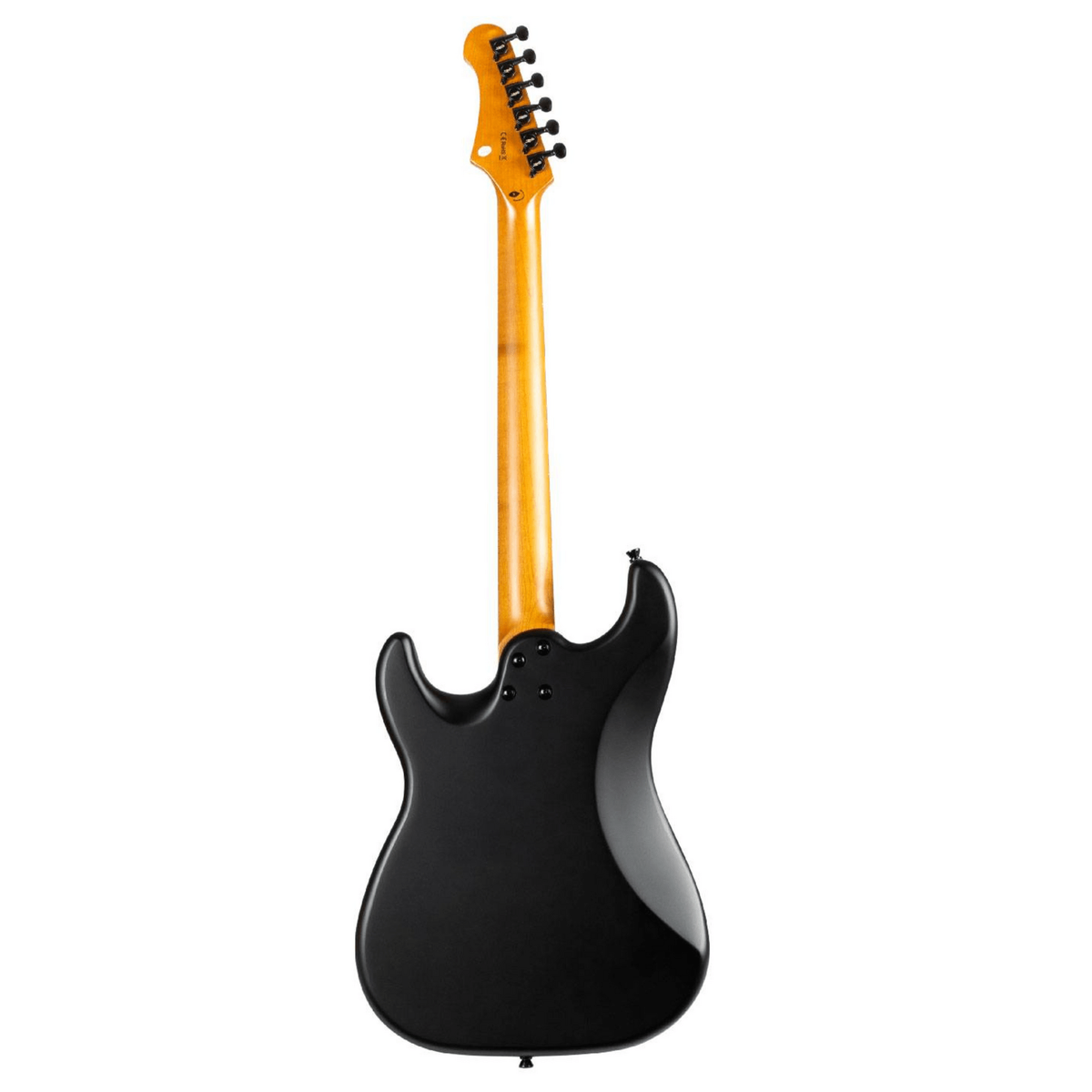 Jet JS-400-MBK-R Electric Guitar Rosewood FB – Matte Black - Image 2