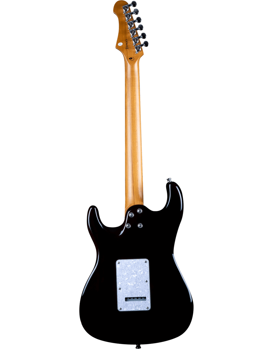 Jet JS-450-OBL Electric Guitar - Flamed Top - Ocean Blue - Image 2