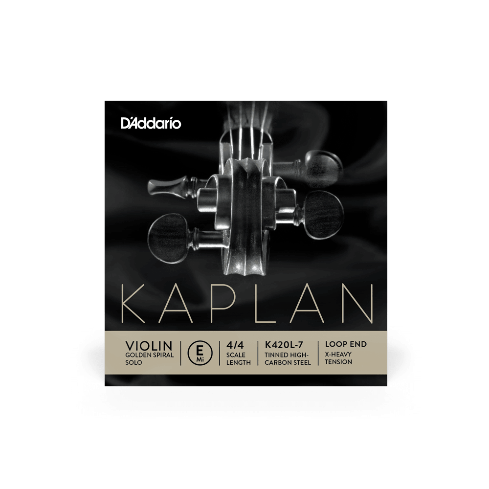 D'Addario Kaplan Loop End Violin Single E String, 4/4 Scale, Extra-Heavy Tension - Image 2